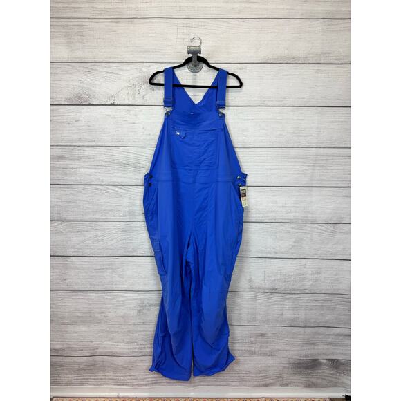 Duluth Trading Co Women's Plus Size Blue Heirloom Garden Bib Overalls Size 3X - Picture 1 of 13